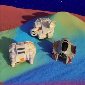 2005 Star Wars Episode III Burger King Kids Meal Toy (set of 3)